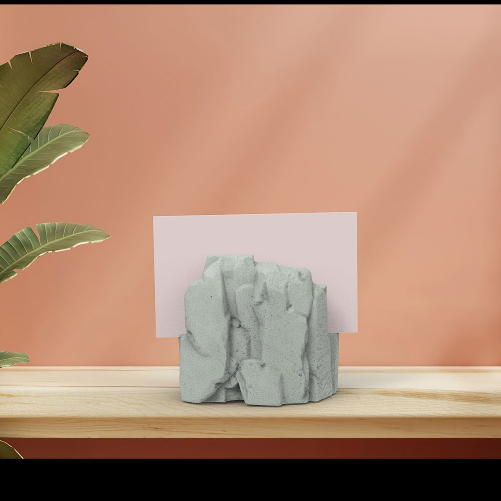 Desk Setup Home Office - Mountain-Shaped Business Card Holder Silicone Mold,
