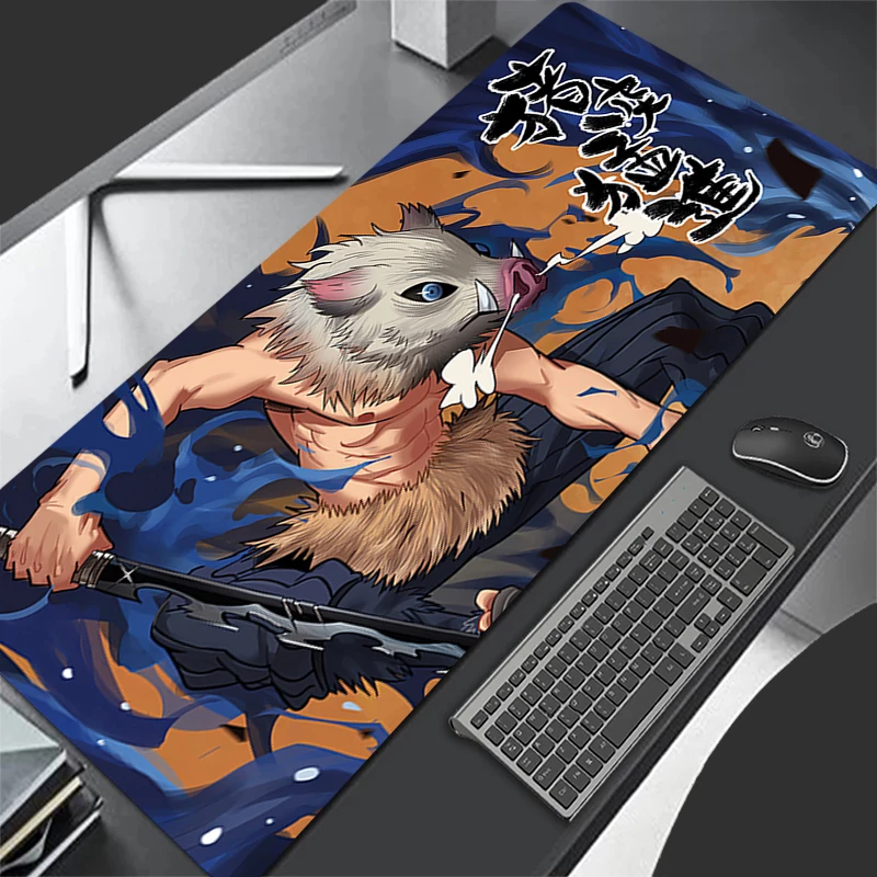 Desk Setup Anime - Mouse Pad Demon Slayer Inosuke Gaming