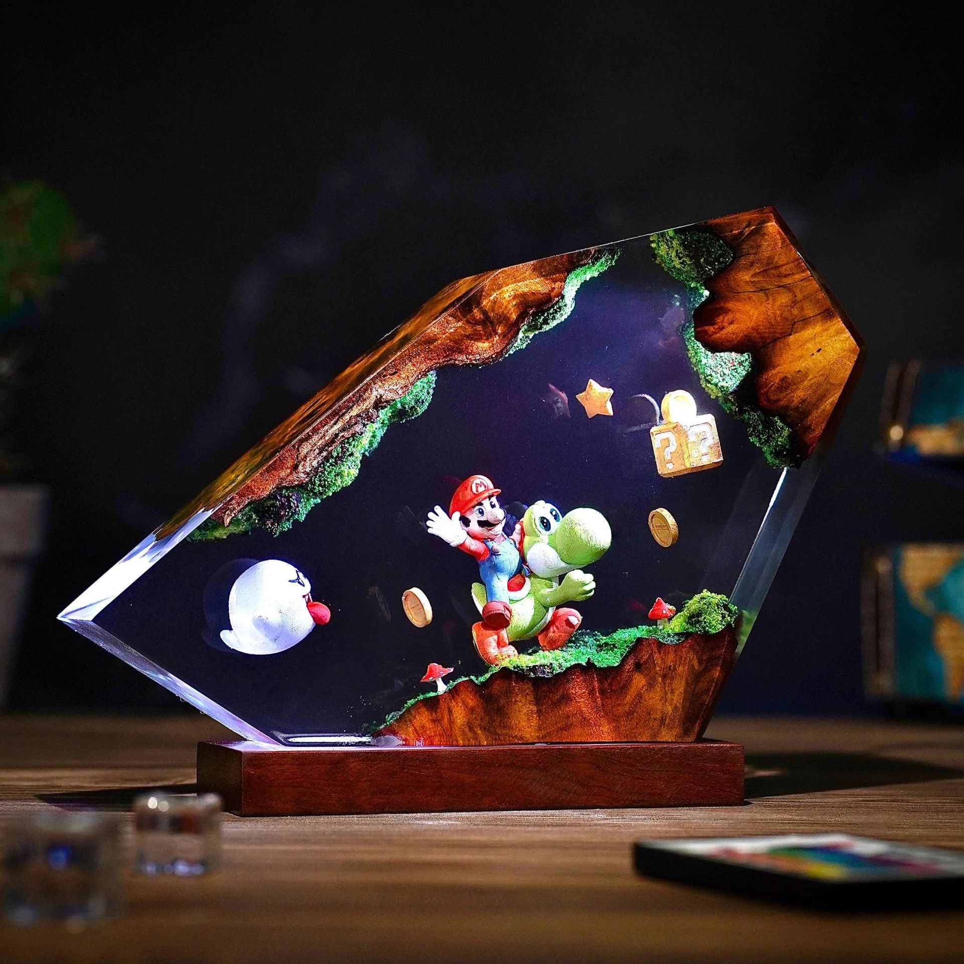 Desk Setup Lamp - Table Resin Lamp Cartoon Anime Figure