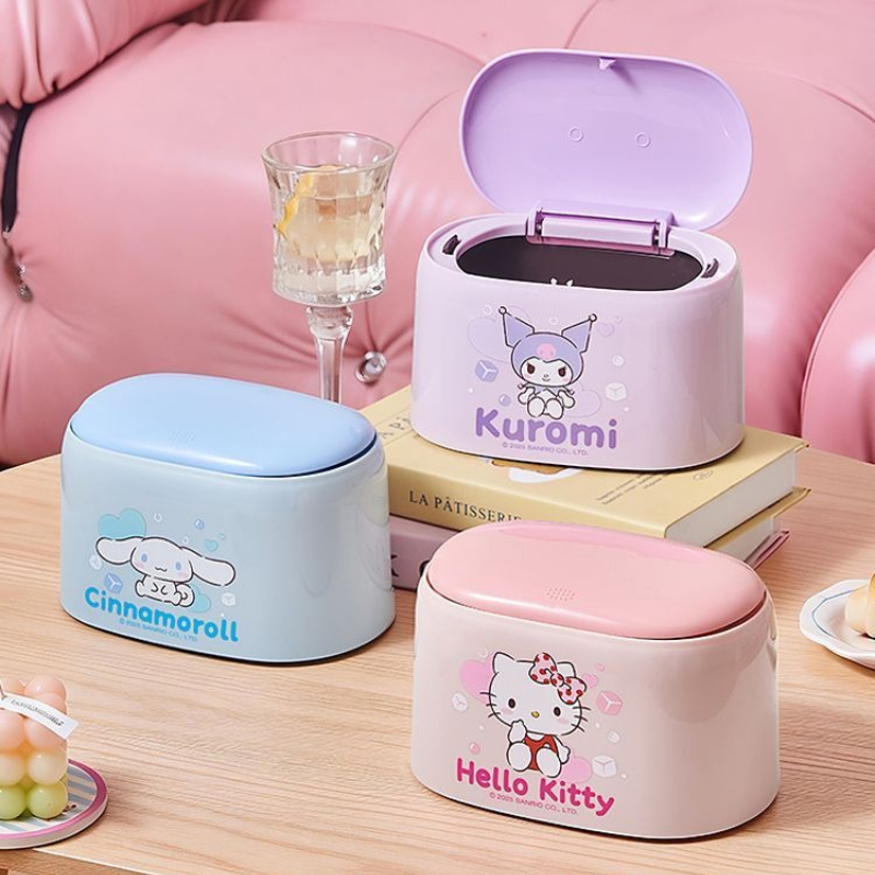 Desk Setup Organization - Kawaii Cartoon Sanrio Hellokitty Pressing Desktop