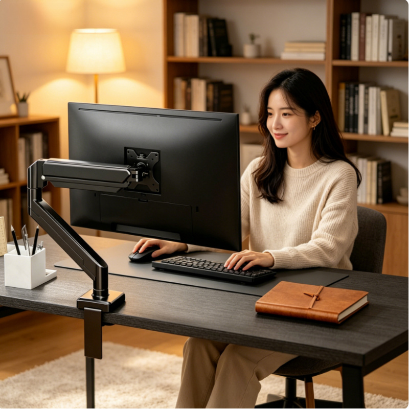Desk Setup Home Office - 32 Inch 19.8Lbs Universal Monitor Stand