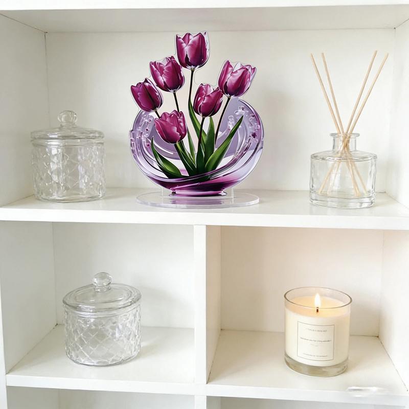 Acrylic Lily Flower 2D Ornamen – обзор и цена Desk Setup At Home