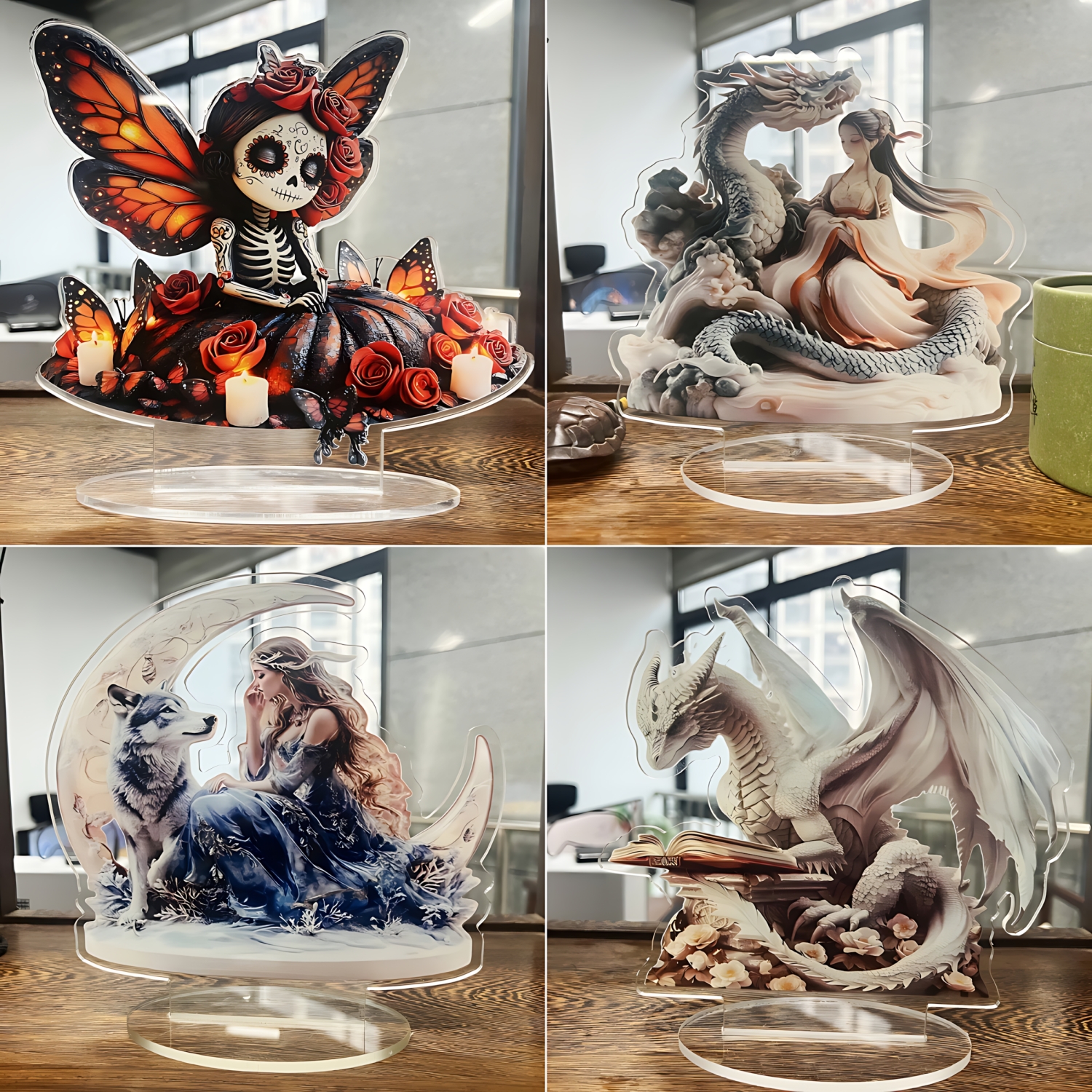 Two Tigers Statue,2D Flat Anim – обзор и цена Desk Setup At Home