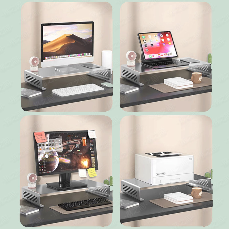 Computer Monitor Stand Riser E – обзор и цена Desk Setup Monitor And Laptop