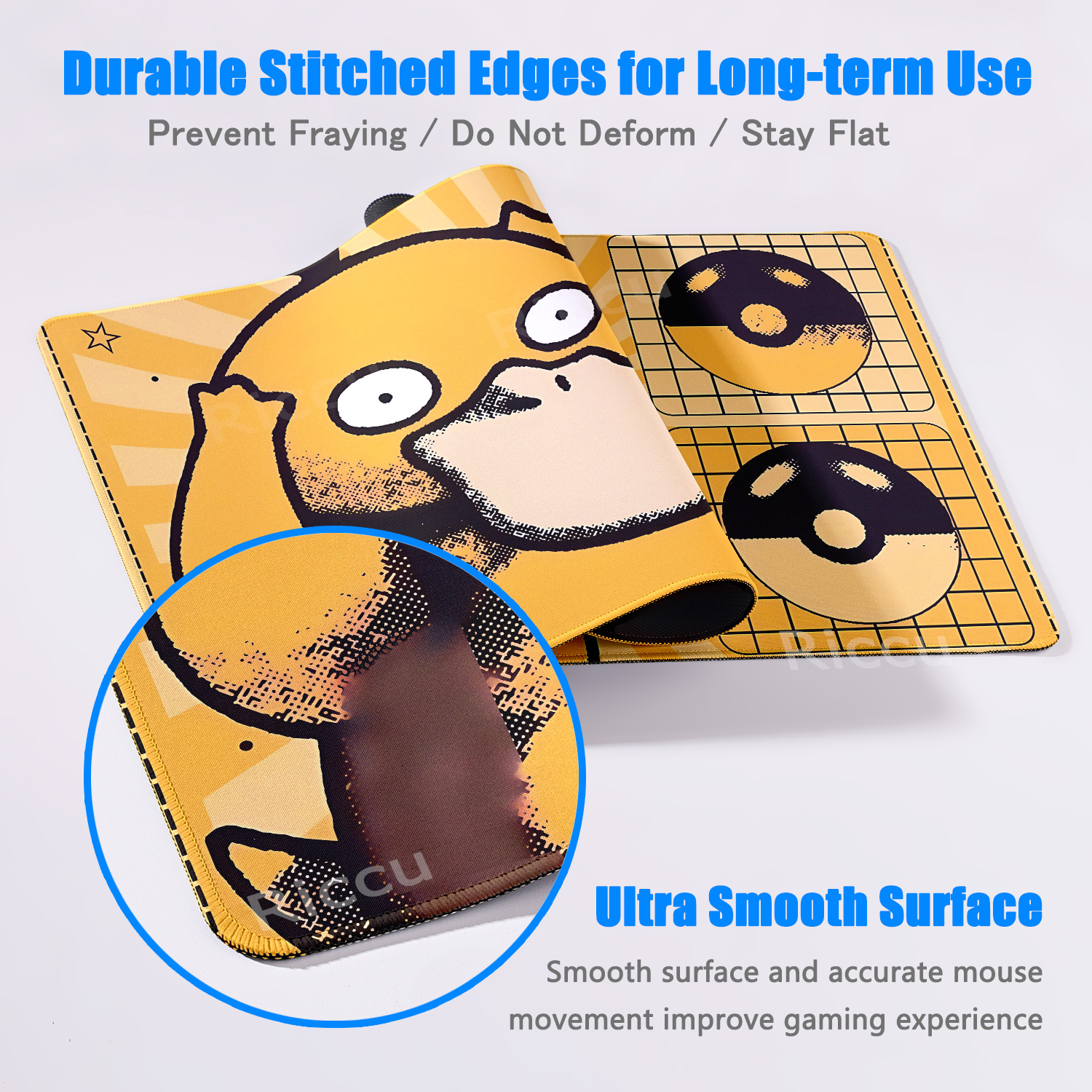 Cartoon Pokémon Mouse Pad Non- – обзор и цена Desk Setup Anime