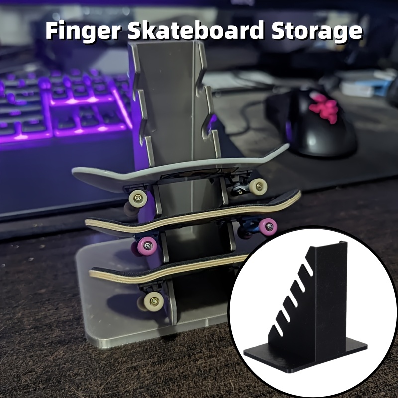 1PCS Finger Skateboard Display – обзор и цена Desk Setup Shelf