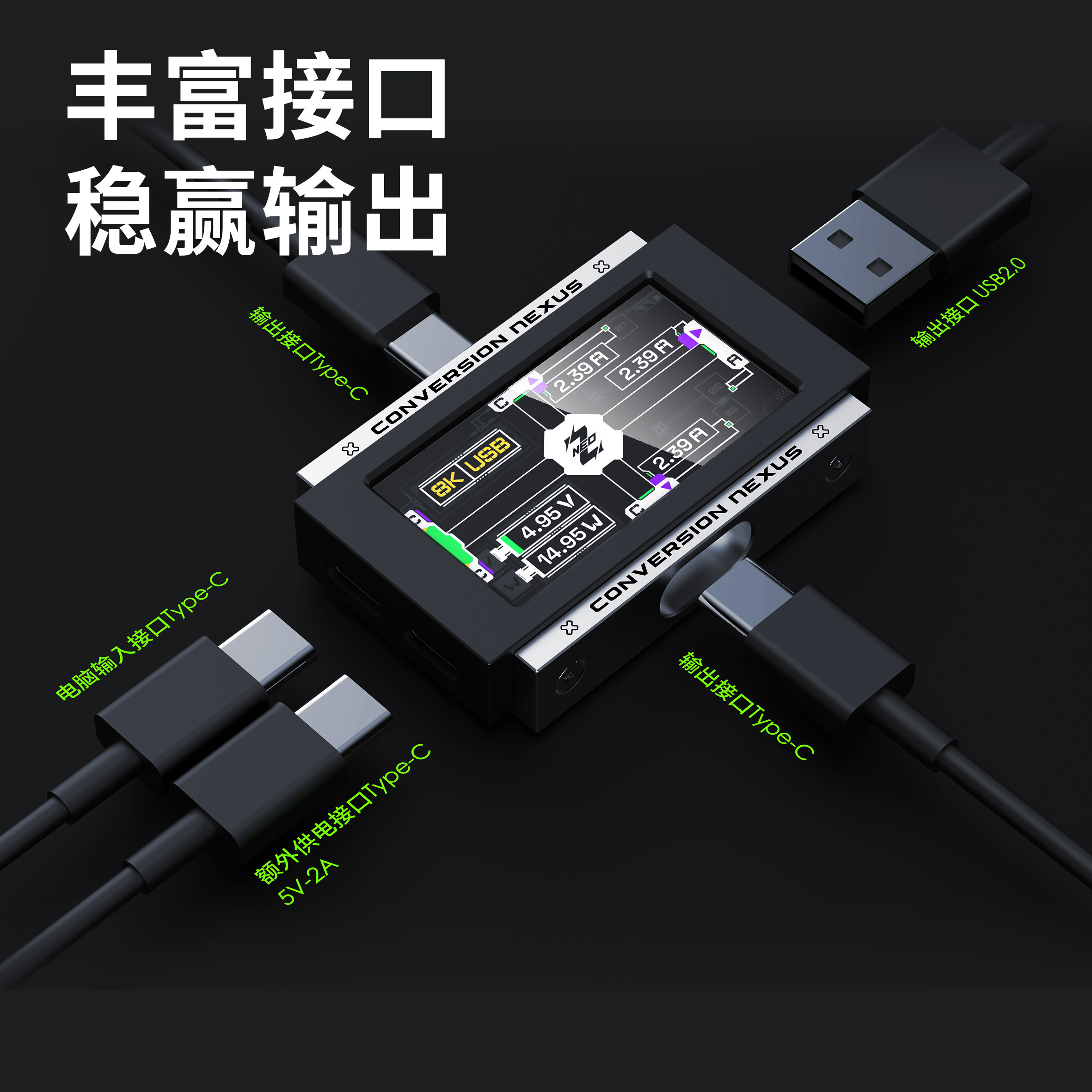 2-in-3-out Gaming USB Hub Inde – обзор и цена Desk Setup Usb Hub