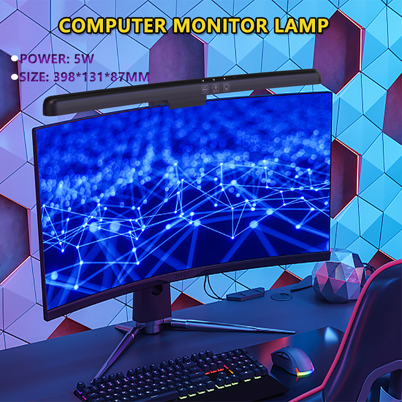 RGB Timed Touch Setup Monitor  – обзор и цена Desk Setup Monitor And Laptop