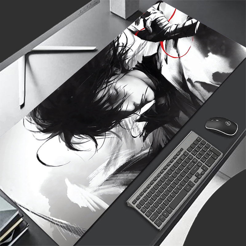 Moon Samurai Wolf Mouse Pad PC – обзор и цена Desk Setup Red