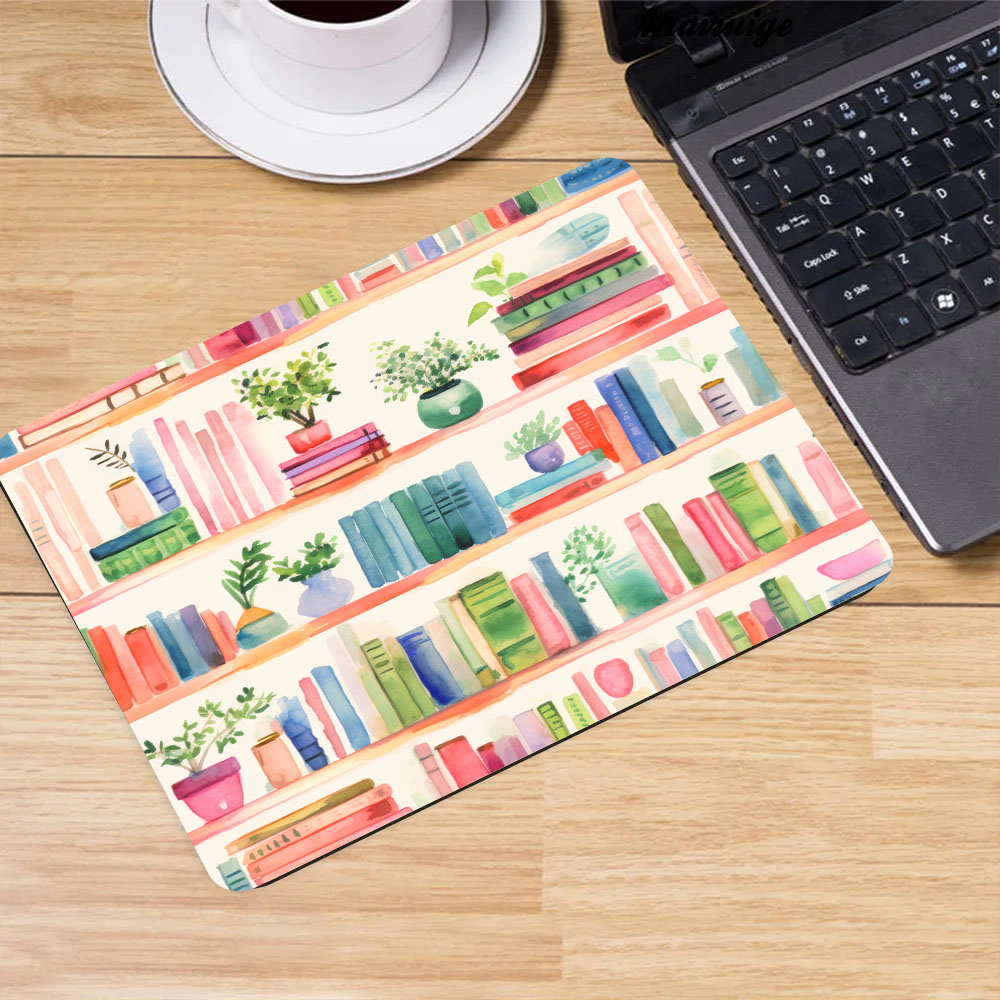 Plant Books Mouse Pad Home Off – обзор и цена Desk Setup Books