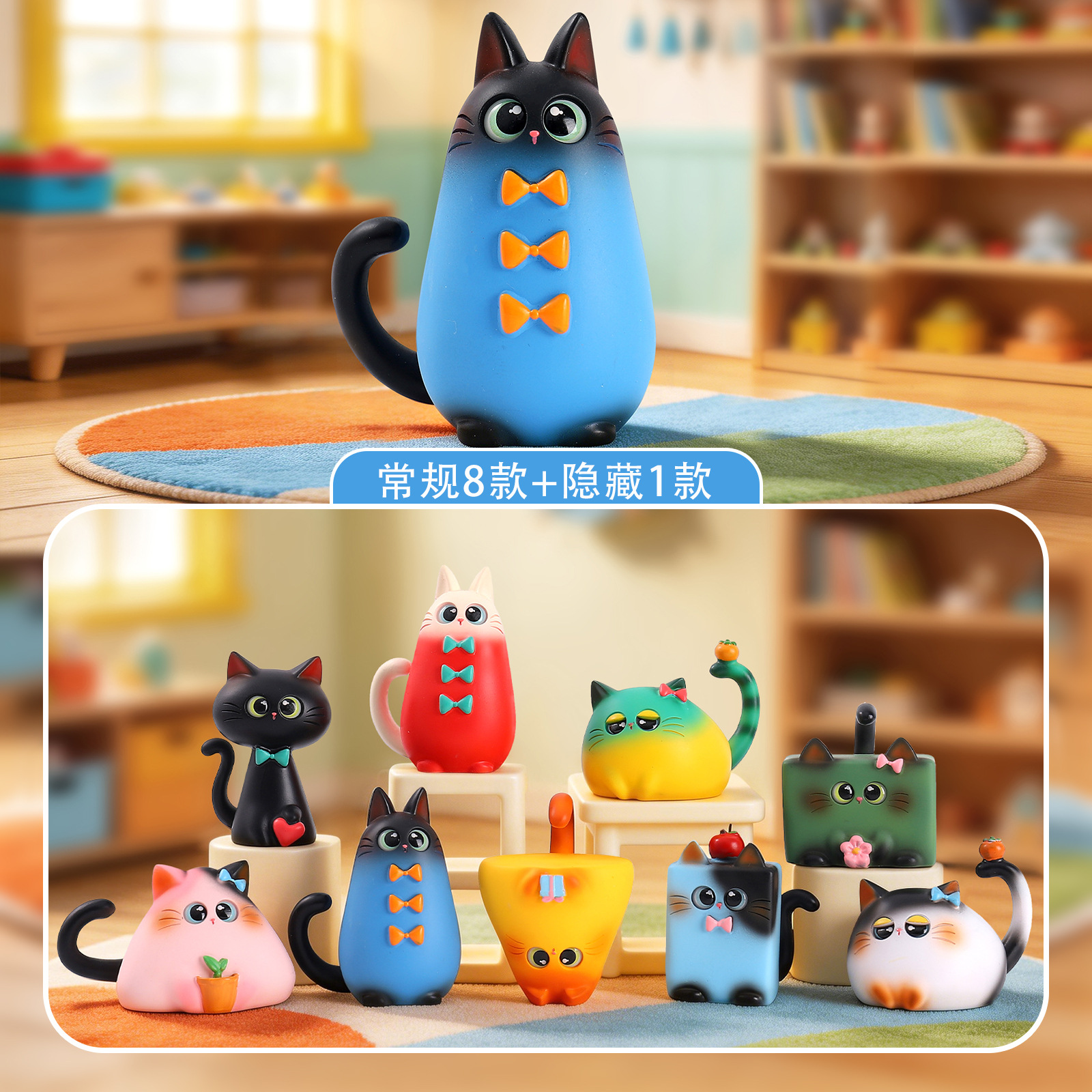 Blind Box Cat Figurine Resin C – обзор и цена Desk Setup At Home