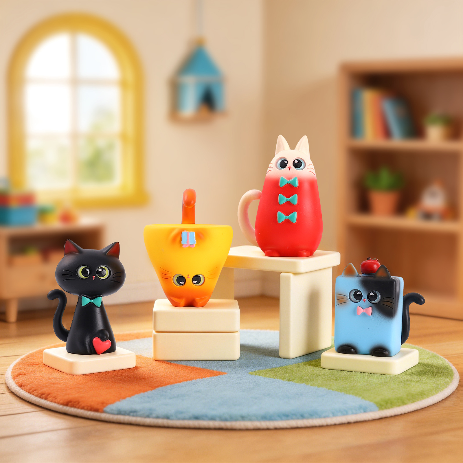 Blind Box Cat Figurine Resin C – обзор и цена Desk Setup At Home