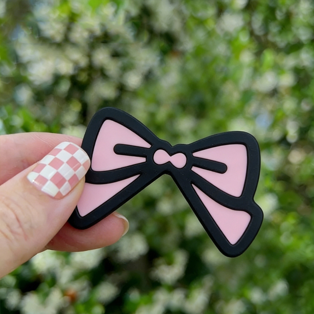 Cute Pink Bow Monitor Decor Ka – обзор и цена Desk Setup Monitor And Laptop