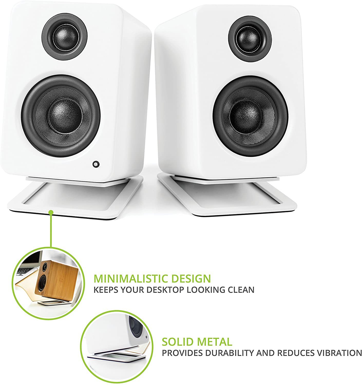 2pcs Desktop Speaker Stands fo – обзор и цена Speaker Desk Setup