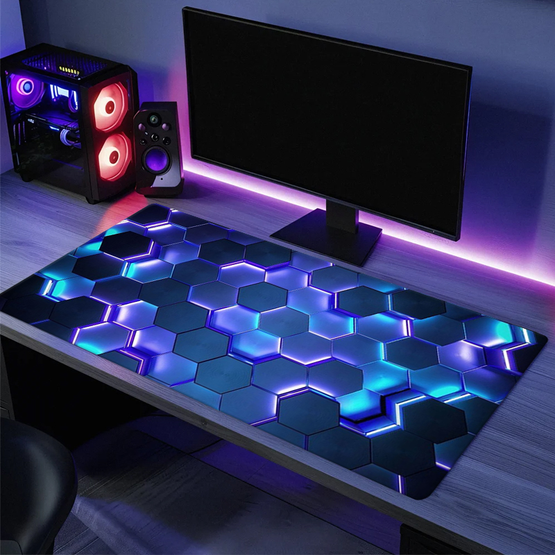 Large gaming Mouse Pad Big Red – обзор и цена Desk Setup Red