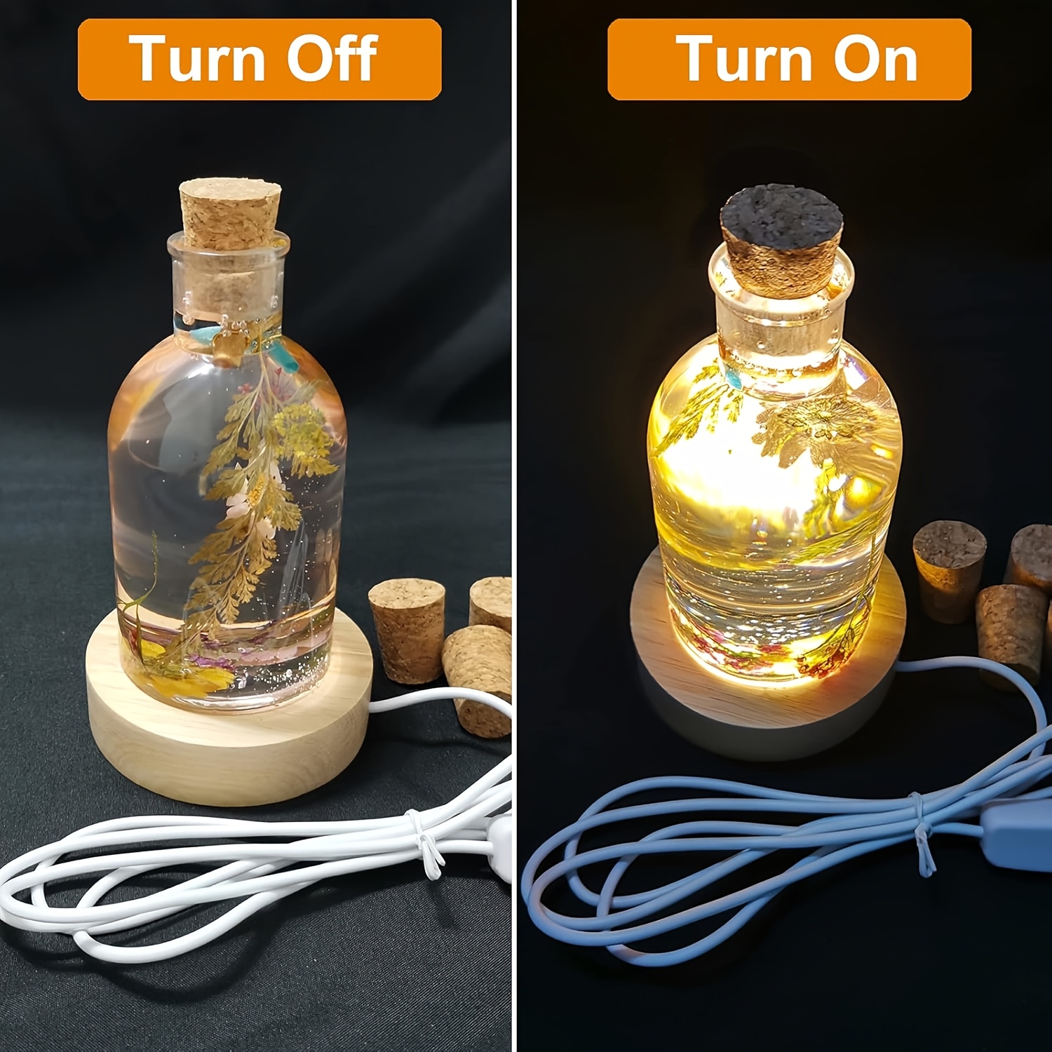 Drift Bottle Light Resin Mold  – обзор и цена Desk Setup At Home