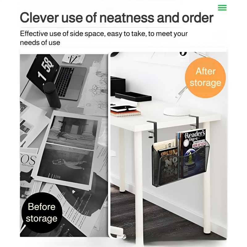 Simple Clip-On Desk Organizer  – обзор и цена Desk Setup Books