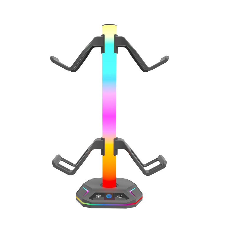 RGB Gaming Headset Stand with  – обзор и цена Desk Setup Usb Hub