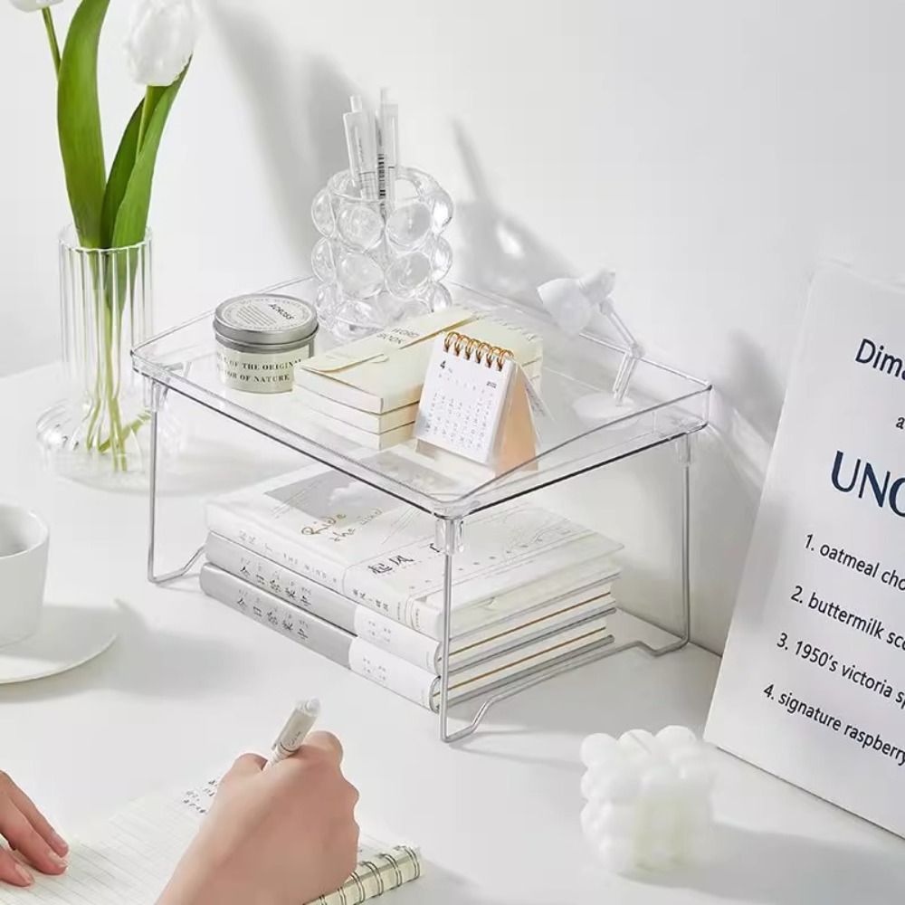Space Saving Stackable Cabinet – обзор и цена Desk Setup Shelf