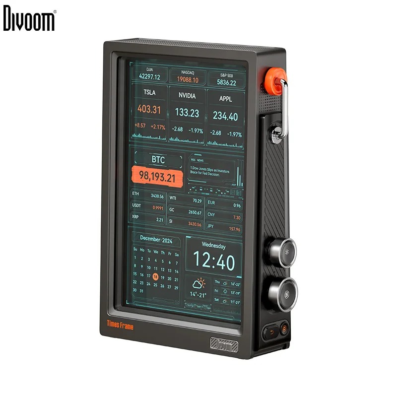 Divoom Times Frame 10.1″ Smart – обзор и цена Speaker Desk Setup