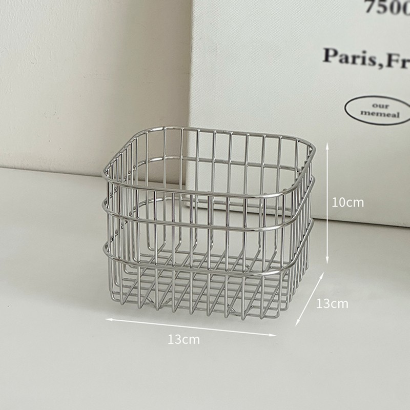 Desktop Square Storage Basket  – обзор и цена Desk Setup Shelf
