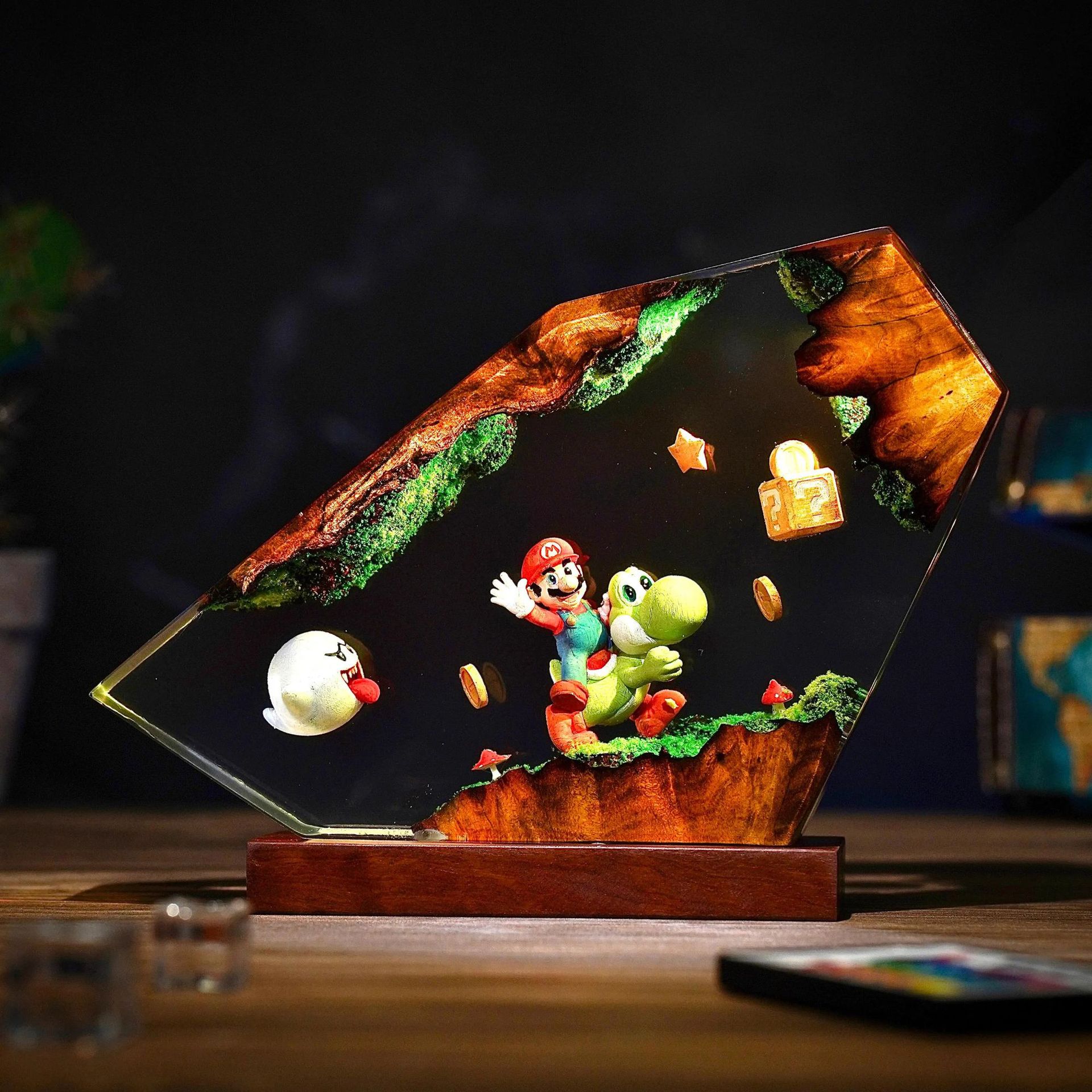 Table Resin Lamp Cartoon Anime – обзор и цена Desk Setup Lamp