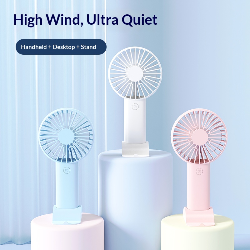 Mini Handheld Fan, 3 In 1 Port – обзор и цена Desk Setup Home Office