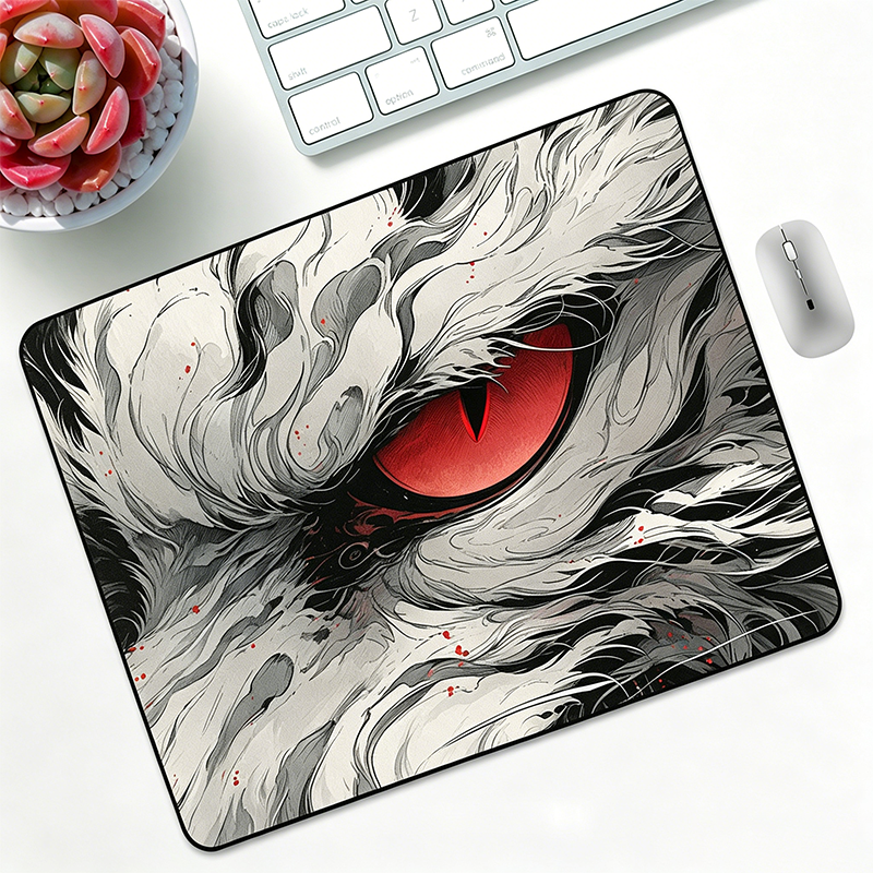 Rubber Gaming Mouse Pad 26x21c – обзор и цена Desk Setup Red