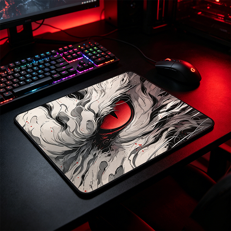 Rubber Gaming Mouse Pad 26x21c – обзор и цена Desk Setup Red