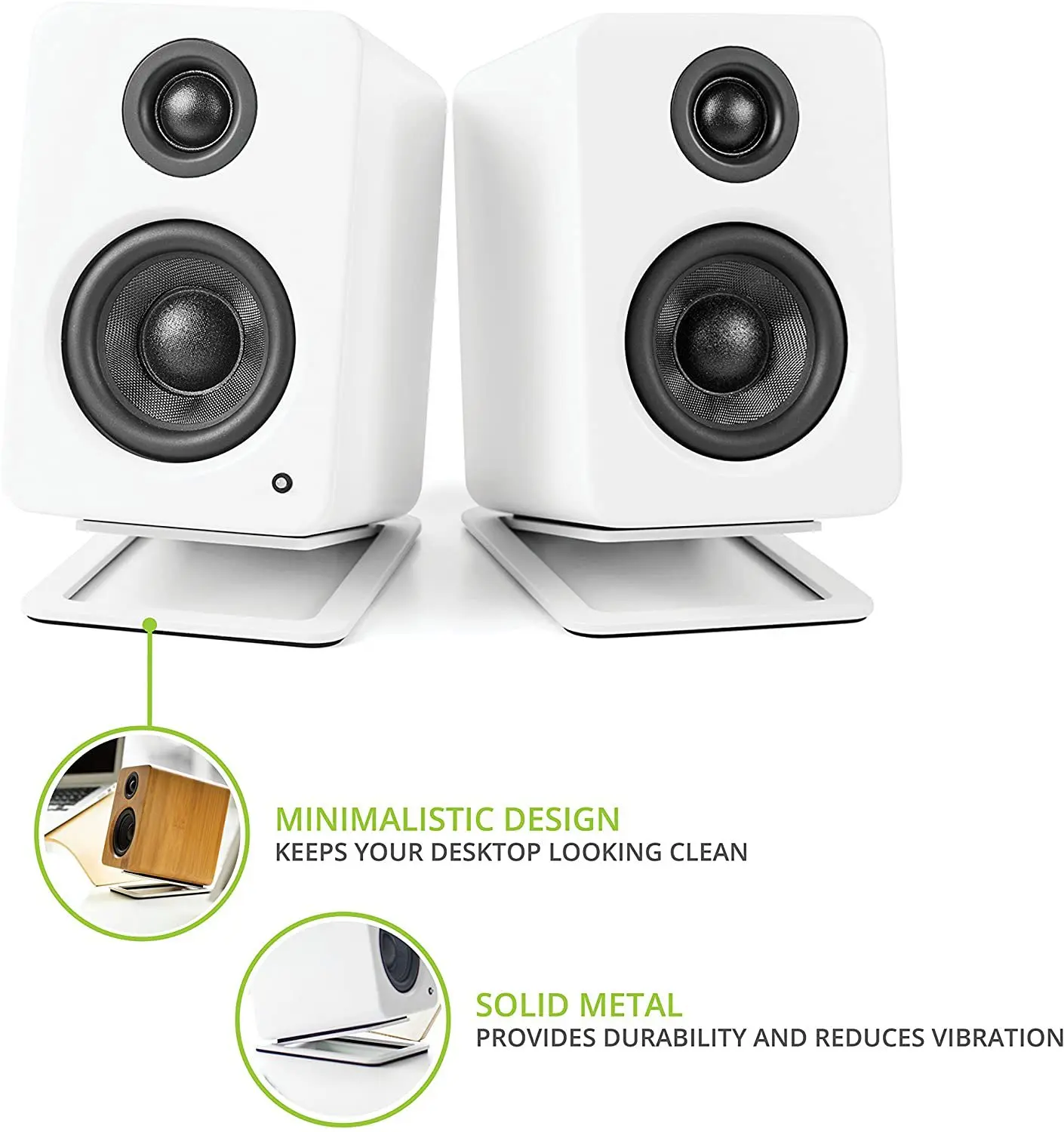 2pcs Desktop Speaker Stands fo – обзор и цена Speaker Desk Setup