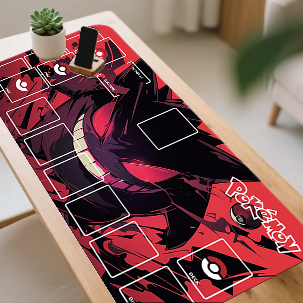 Pokemon Gengar Red Black TCG P – обзор и цена Desk Setup Red