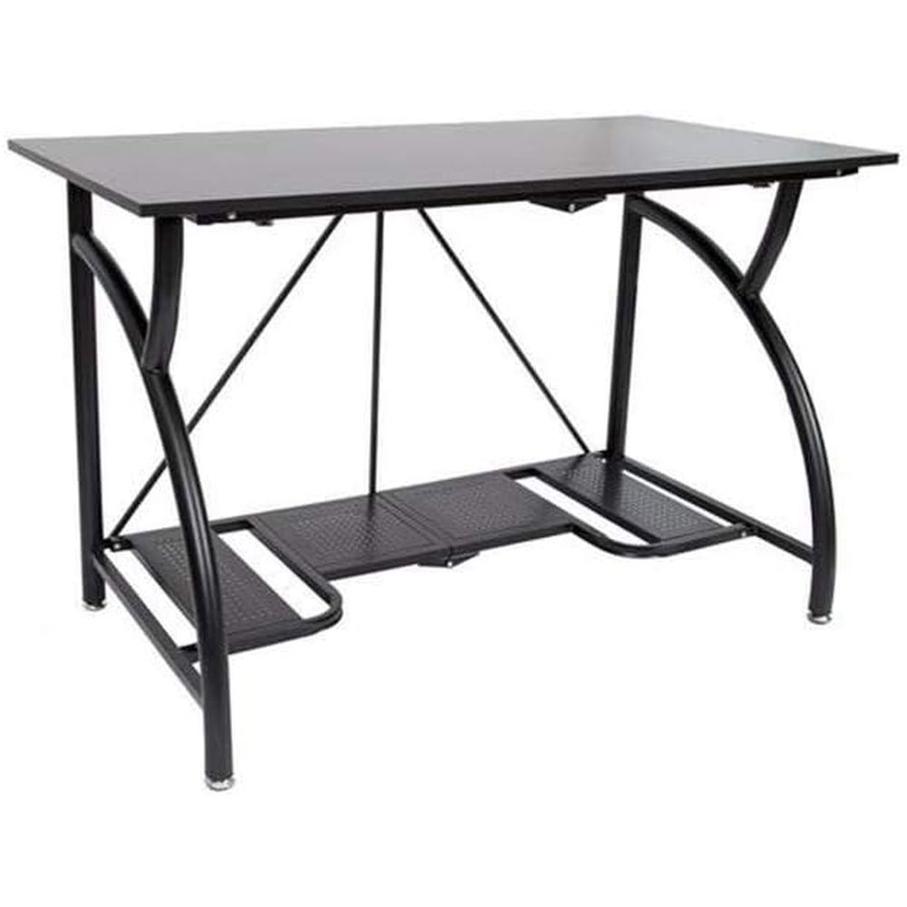 Space-Saving Collapsible Compu – обзор и цена Desk Setup Monitor And Laptop