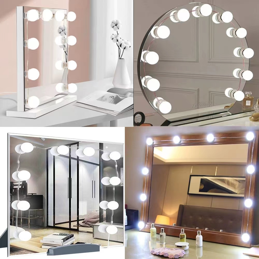 LED Light Paste Mirror Makeup  – обзор и цена Desk Setup Lamp