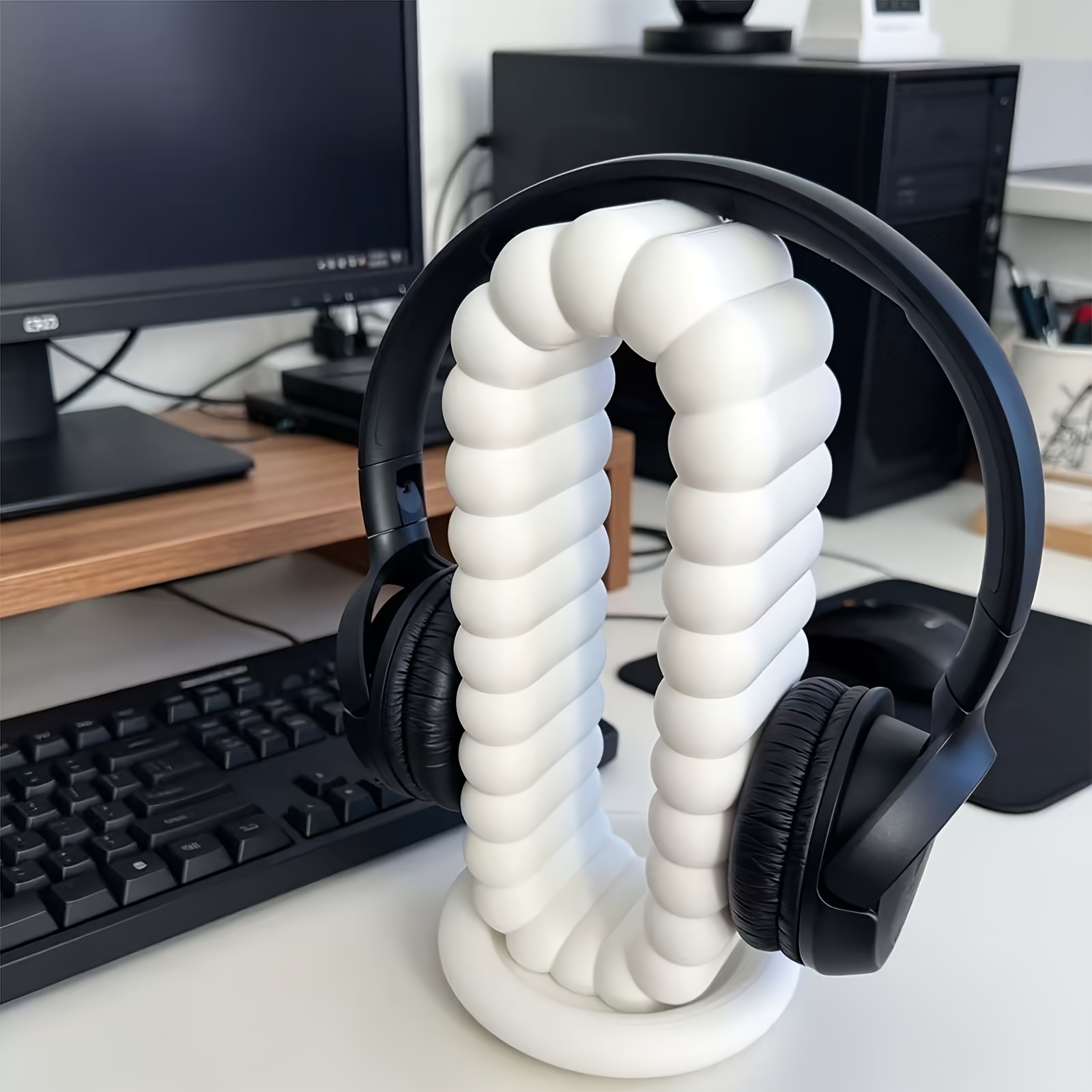 3D Printed Creative Headphone  – обзор и цена Desk Setup Organization