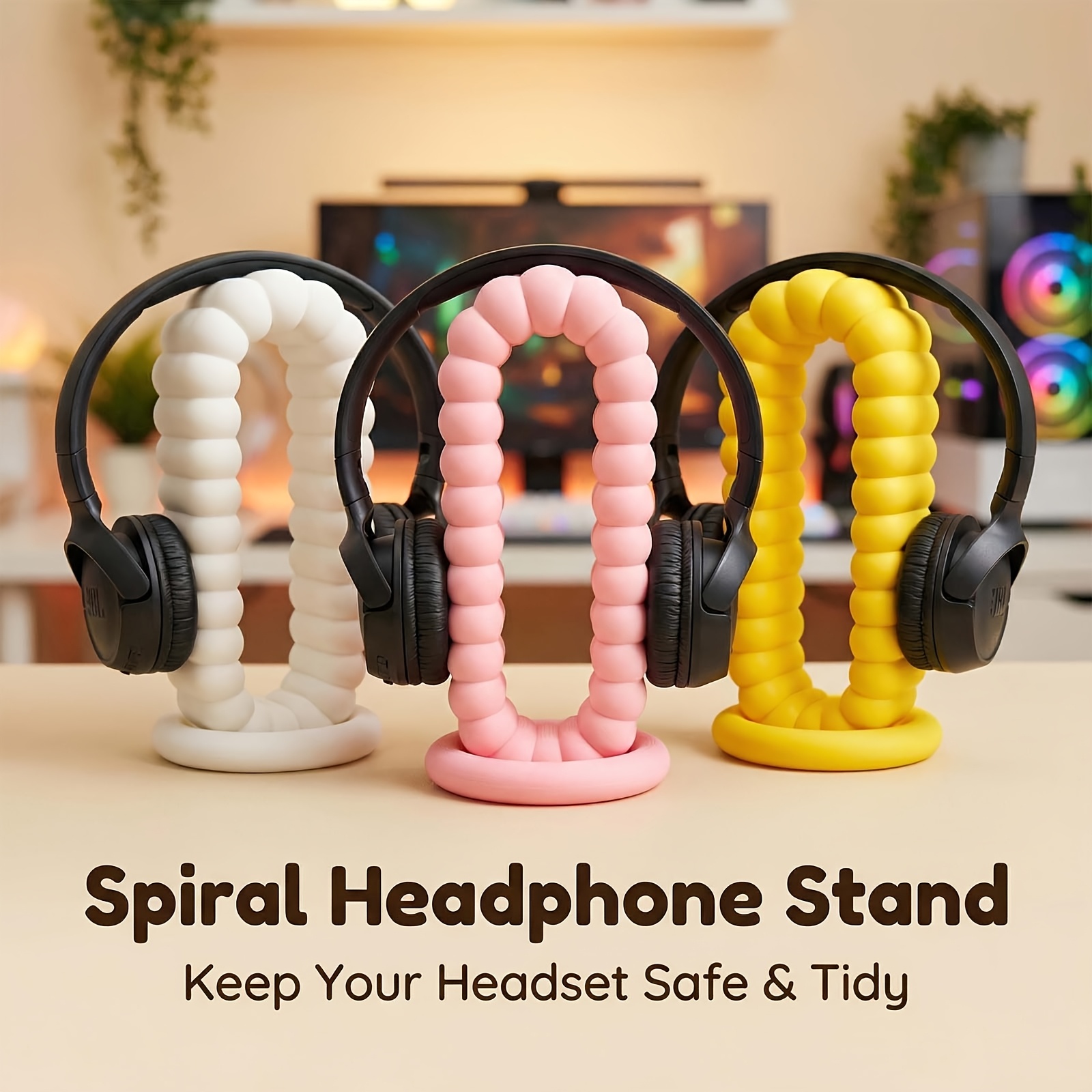 3D Printed Creative Headphone  – обзор и цена Desk Setup Organization