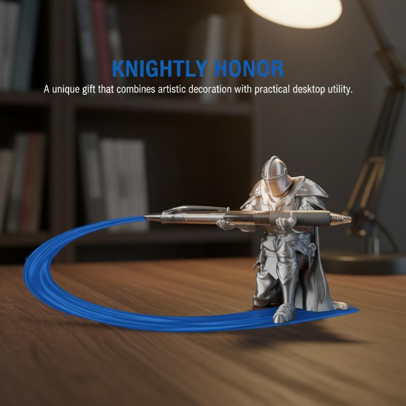 Knight Pen Holder Creative Des – обзор и цена Desk Setup Home Office