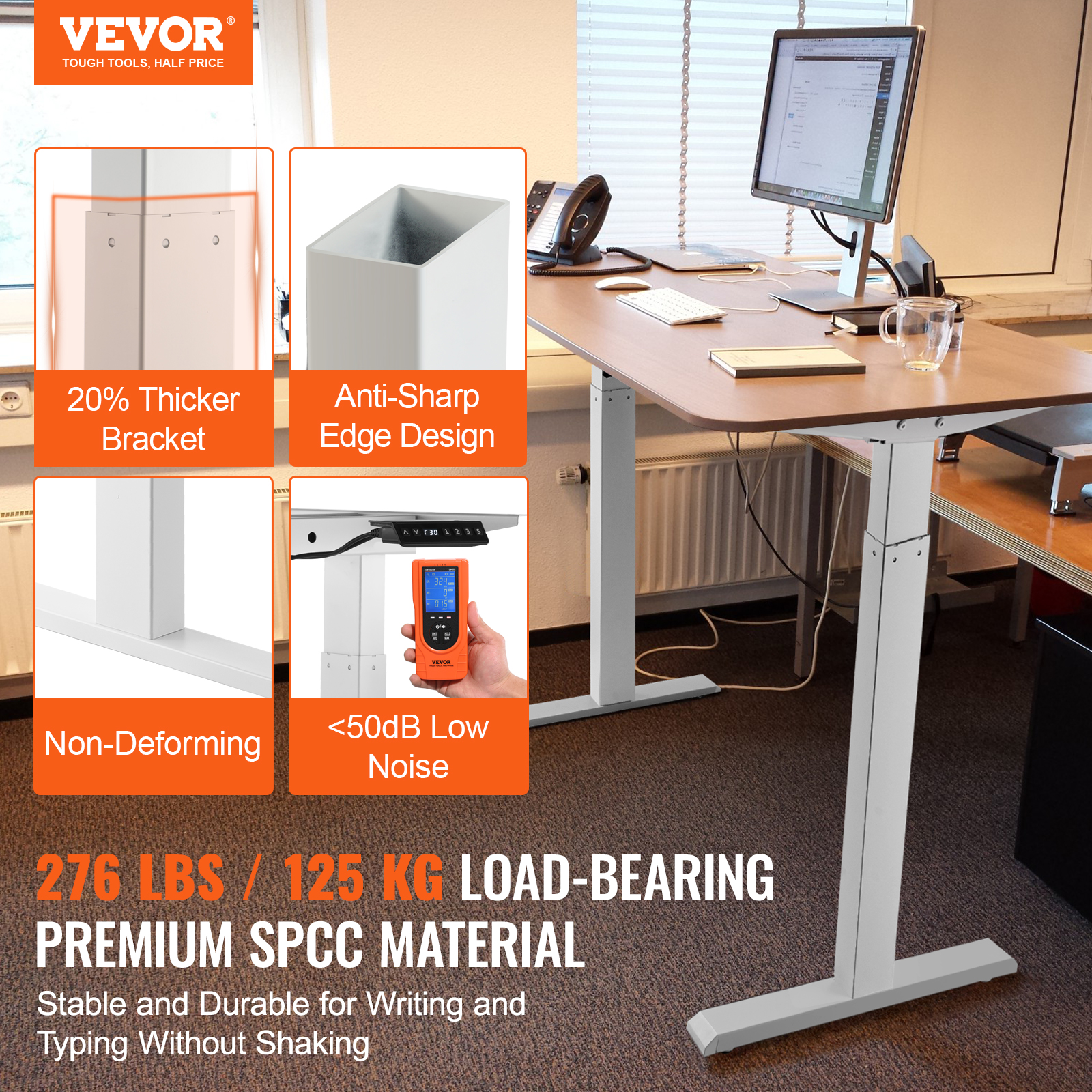SucceBuy Standing Desk Frame   – обзор и цена Desk Setup Home Office