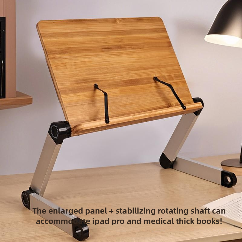Adjustable Bamboo Bed Desk Fol – обзор и цена Desk Setup Books