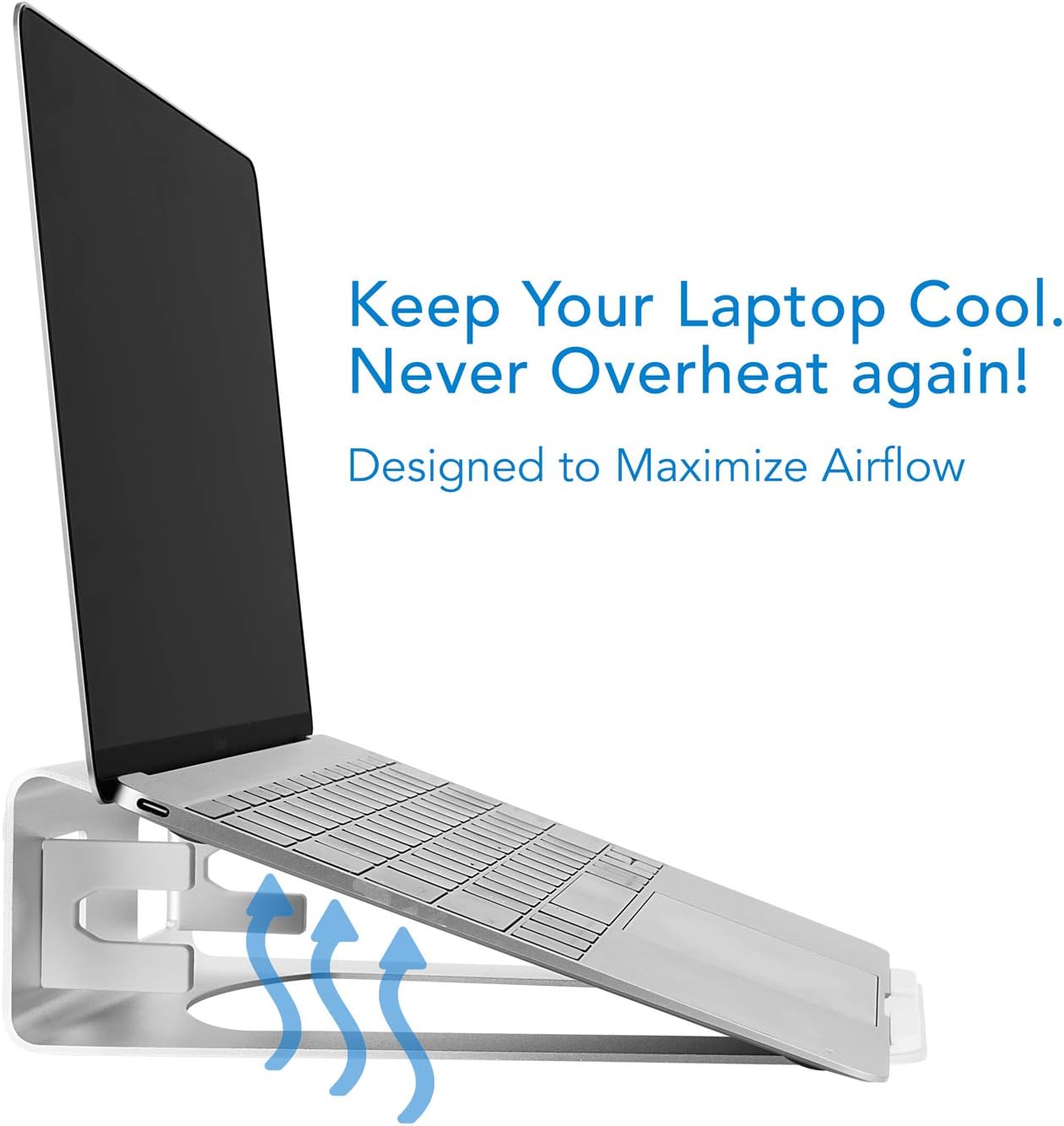 Vertical Laptop Stand for Desk – обзор и цена Desk Setup Monitor And Laptop