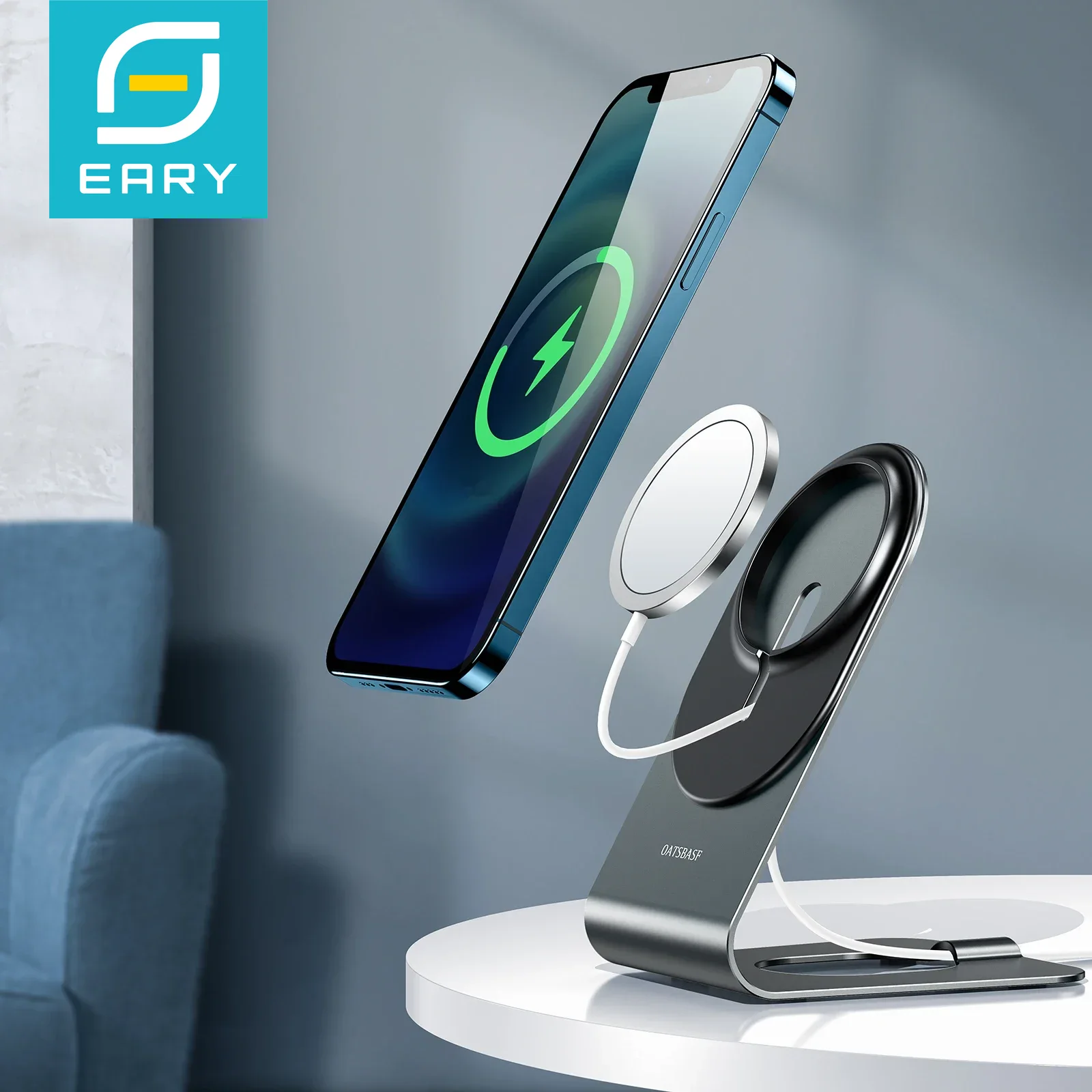 Eary Magnetic Wireless Charger – обзор и цена Desk Setup Apple