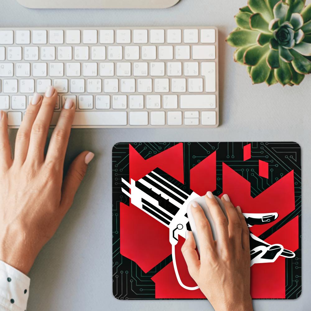 HYBXAXC  Cyberpunk Tech Hand B – обзор и цена Desk Setup Red