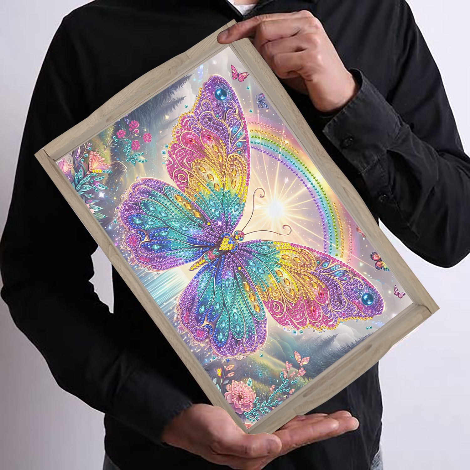 A DIY diamond painting square  – обзор и цена Desk Setup Organization