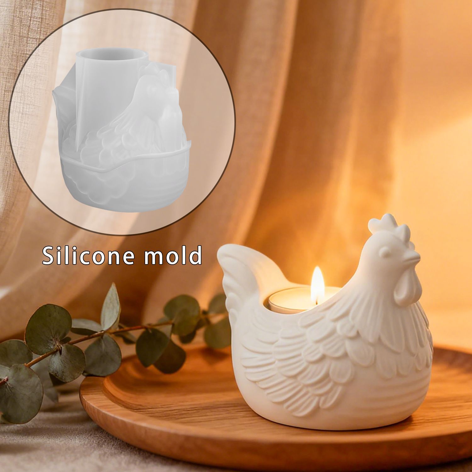 DIY 3D Little Chicken Candle H – обзор и цена Desk Setup Organization