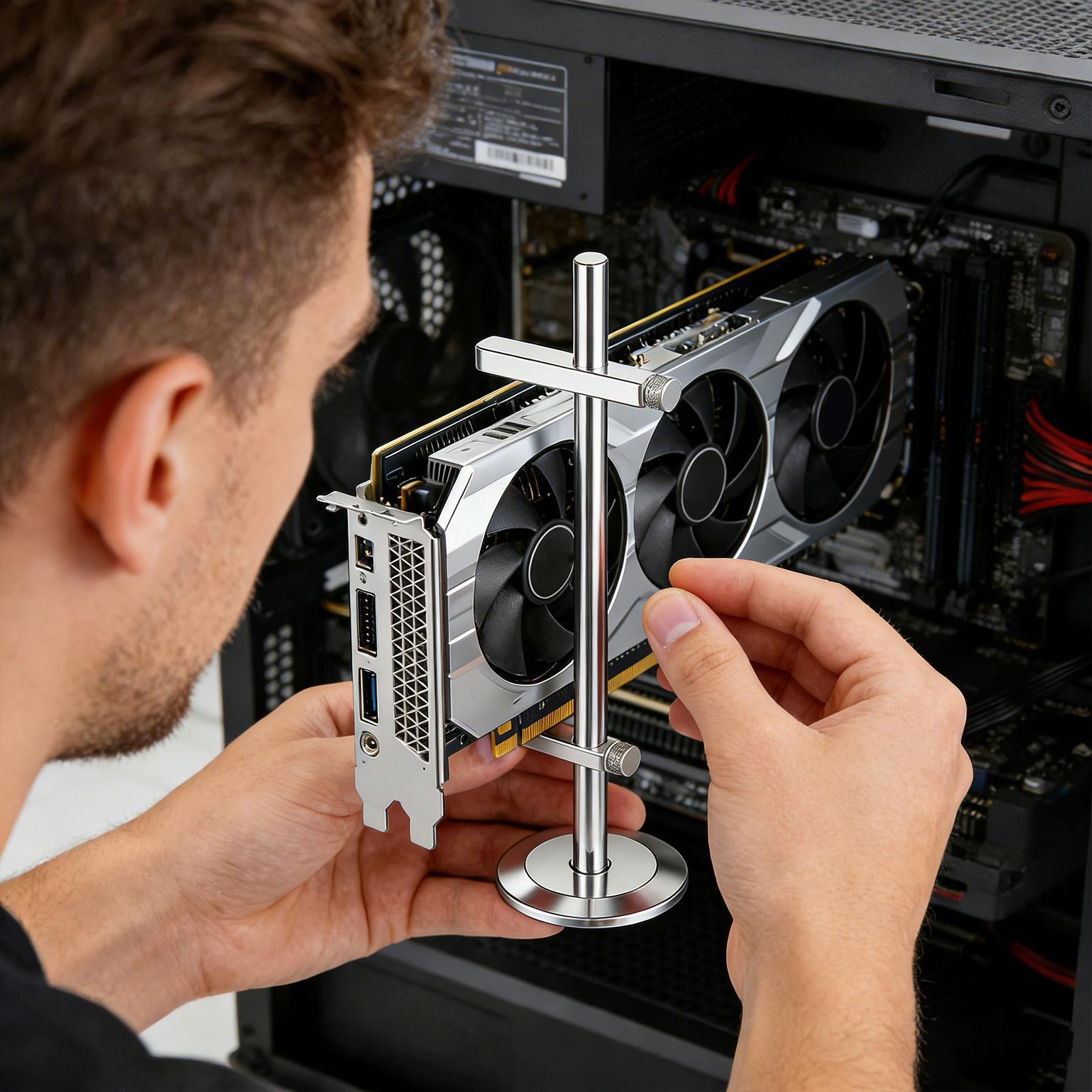 GPU Support Bracket With Jack  – обзор и цена Desk Setup Videos