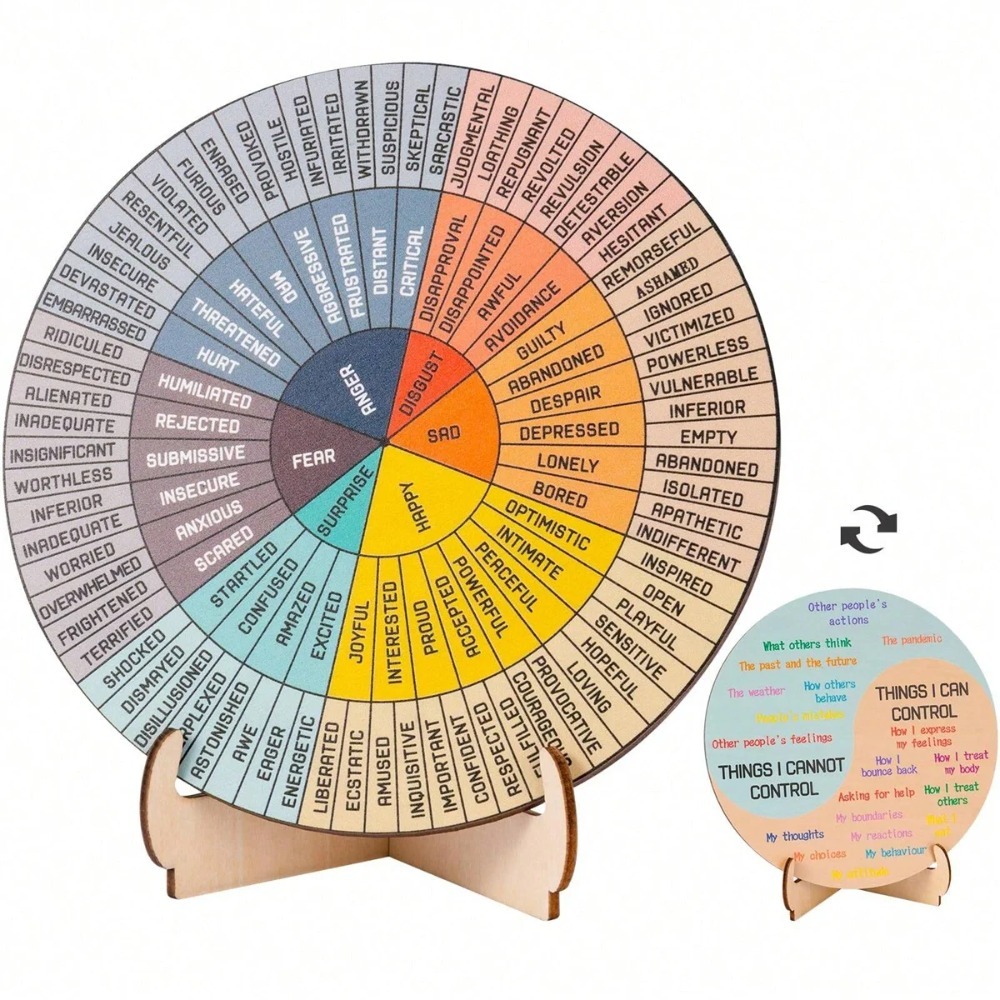 Feelings Wheel Therapy Office  – обзор и цена Desk Setup Home Office