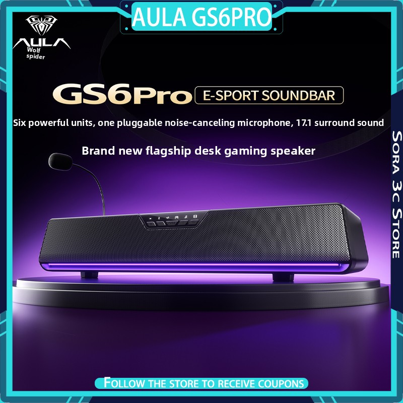 AULA GS6Pro Esports Speaker Bl – обзор и цена Speaker Desk Setup