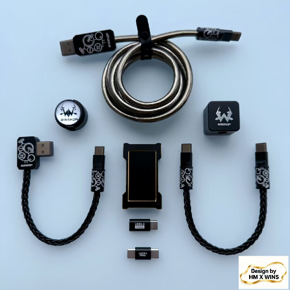 HM&WINS Co-Branded Set - Lumin – обзор и цена Desk Setup Usb Hub