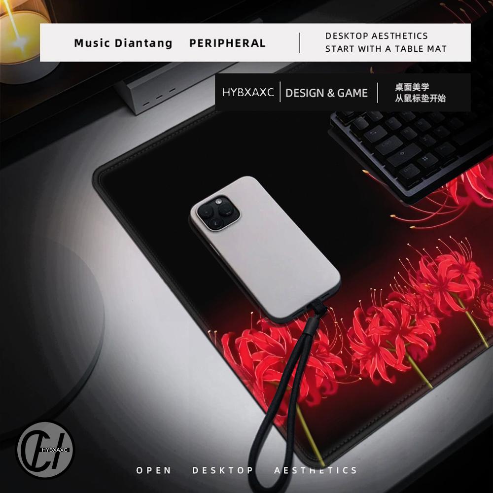 Red Spider Lily Mouse Pad Desk – обзор и цена Desk Setup Red