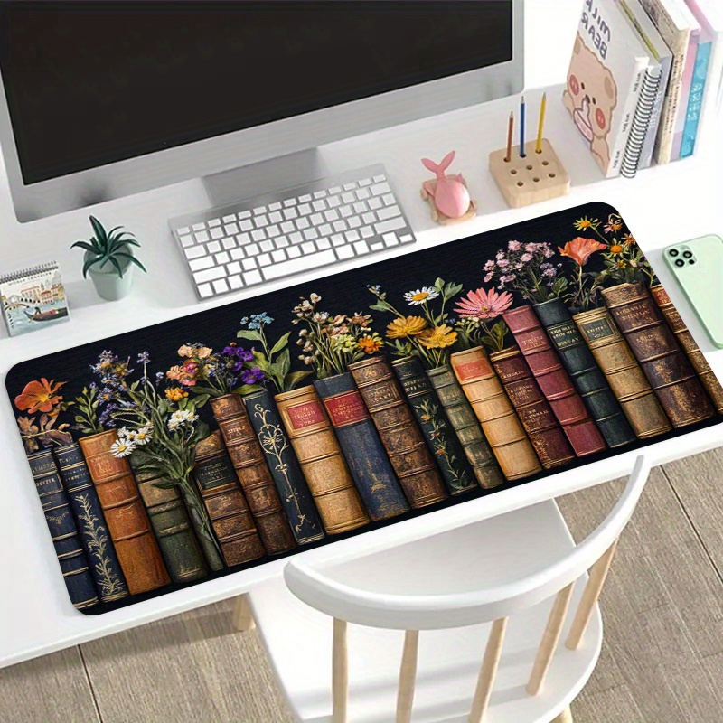 Large Gaming Mouse Pad Vintage – обзор и цена Desk Setup Books