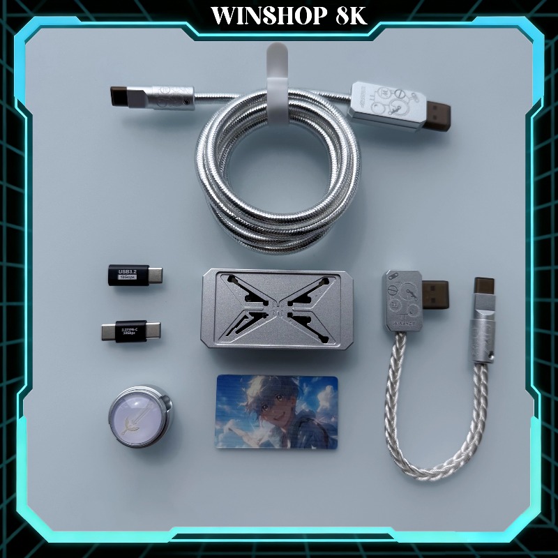 WINSHOP Esports HUB Dual-In 4- – обзор и цена Desk Setup Usb Hub